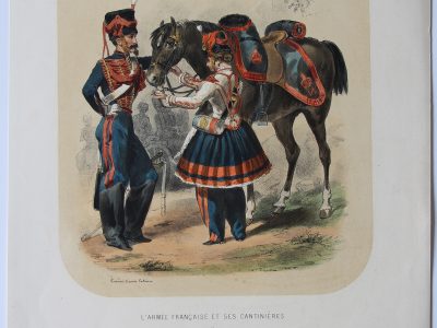 Uniforme Second Empire Artillerie de la Garde - Fortuné d'après François Hippolyte Lalaisse - Cantinière - Sorrieux