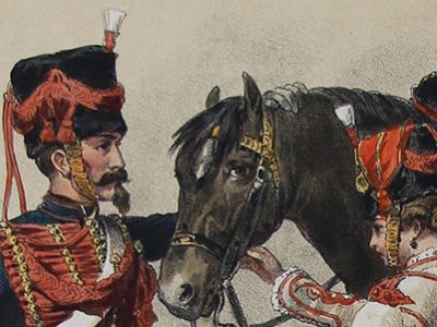 Uniforme Second Empire Artillerie de la Garde - Fortuné d'après François Hippolyte Lalaisse - Cantinière - Sorrieux