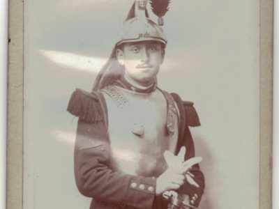 CDV Soldat Français - 3e Régiment Cuirassier - 3ème République - Cabinet Photo - Rethel