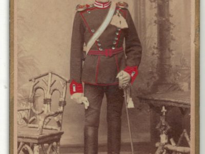 CDV Soldat Allemand - Armée Cavalerie - Grande tenue - Uhlan - Sabre - Stuttgart