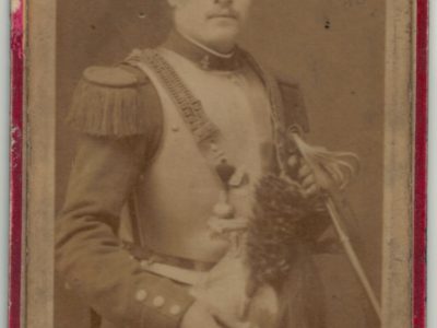 CDV Soldat Français - Cuirassier - 3ème République - Cabinet Photo - Lyon