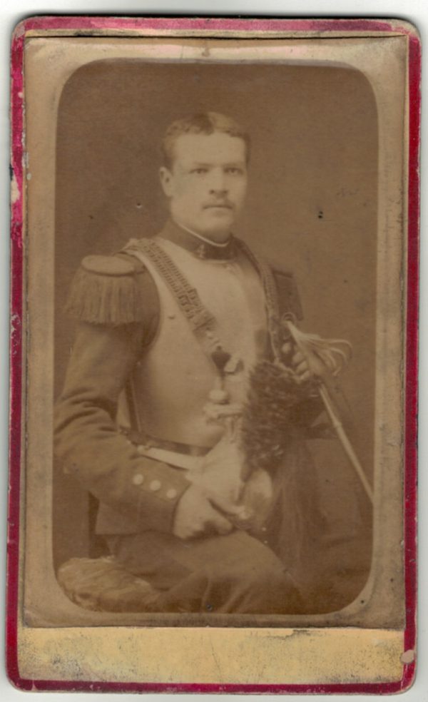 CDV Soldat Français - Cuirassier - 3ème République - Cabinet Photo - Lyon