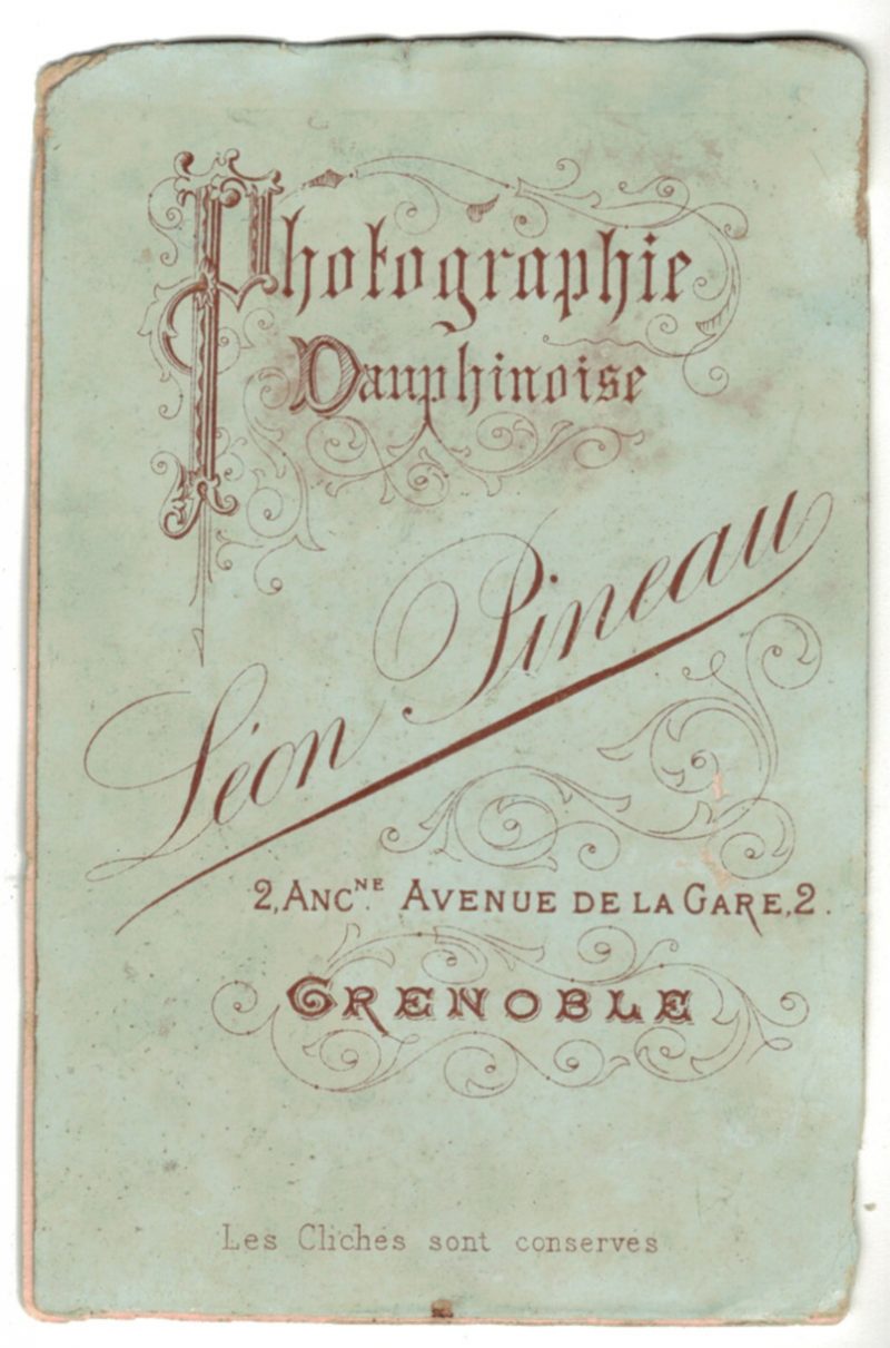 CDV Soldat Français - Artillerie de Montagne - 3ème République - Tunique - 1880 - Grenoble