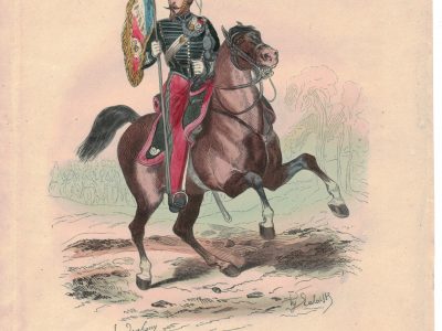 25 planches imagerie - Napoleon III - Armée Française - Uniforme - Second Empire - Gravure rehaussées