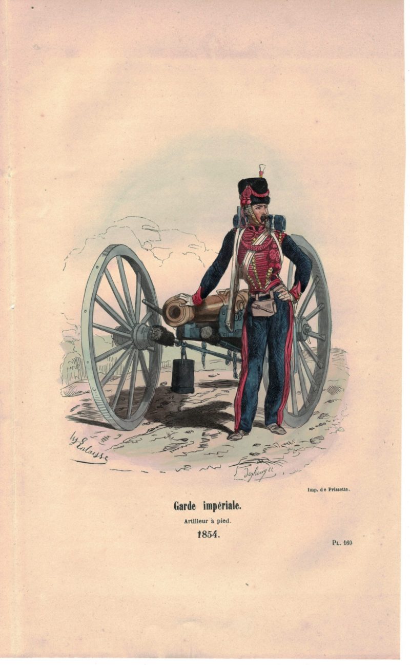 25 planches imagerie - Napoleon III - Armée Française - Uniforme - Second Empire - Gravure rehaussées