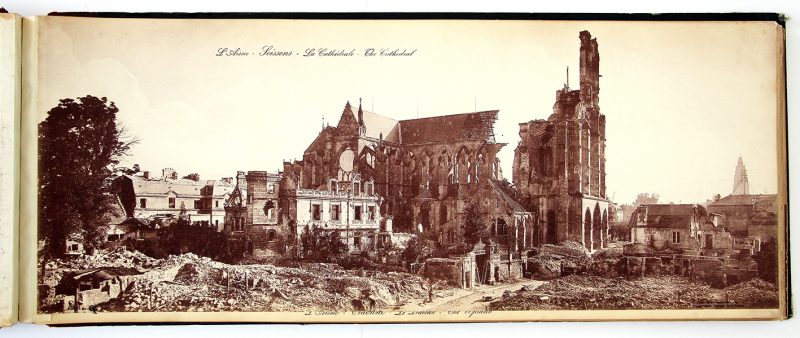 Grand Livre Panoramique de Guerre 14/18 - Vues de Guerre 1914 - 1918 - Photographie - Tirage en Phototypie D'art Limoges