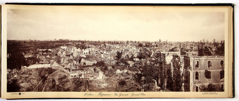 Grand Livre Panoramique de Guerre 14/18 - Vues de Guerre 1914 - 1918 - Photographie - Tirage en Phototypie D'art Limoges