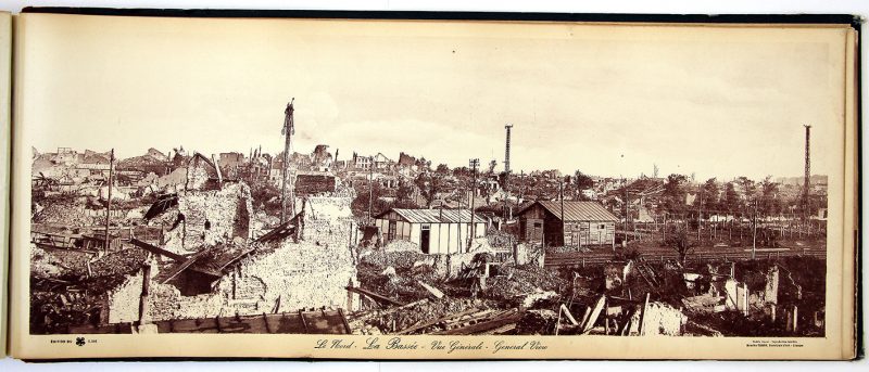 Grand Livre Panoramique de Guerre 14/18 - Vues de Guerre 1914 - 1918 - Photographie - Tirage en Phototypie D'art Limoges