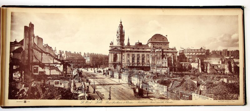 Grand Livre Panoramique de Guerre 14/18 - Vues de Guerre 1914 - 1918 - Photographie - Tirage en Phototypie D'art Limoges