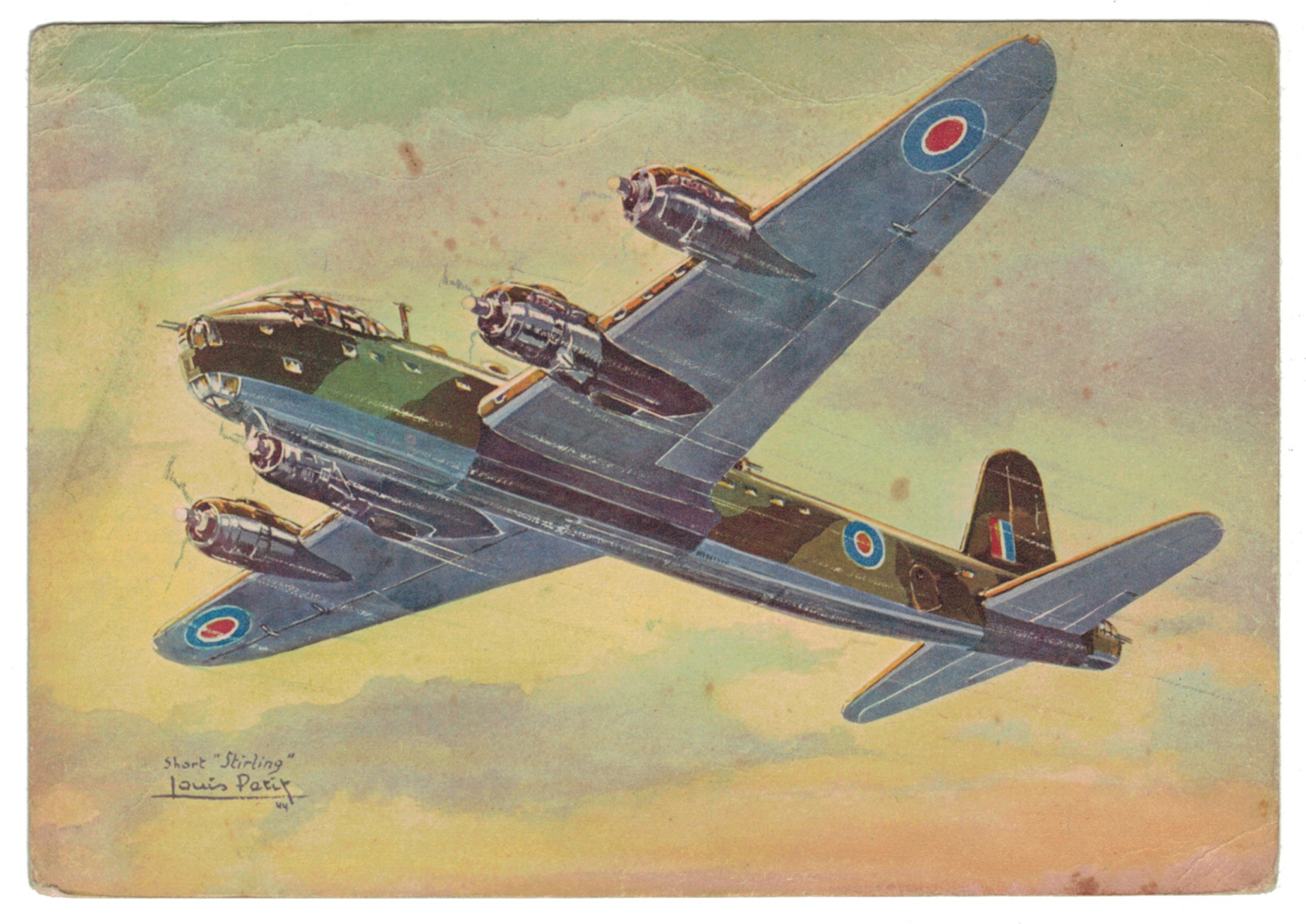 Série 18 Cartes Postale - Aviation - Guerre 39/45 - Illustration Louis Petit - Atelier D'art L.E.P. Paris 9e