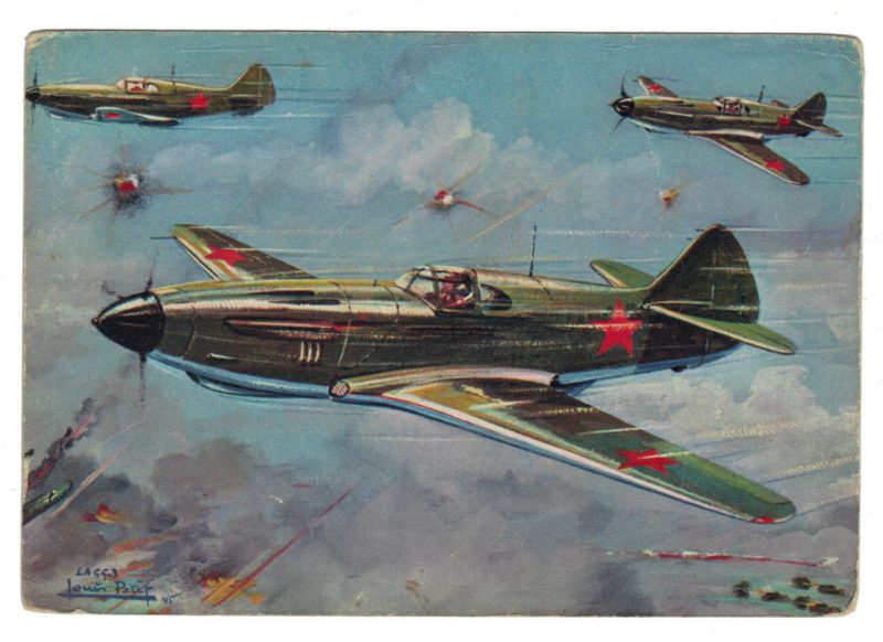 Série 18 Cartes Postale - Aviation - Guerre 39/45 - Illustration Louis Petit - Atelier D'art L.E.P. Paris 9e