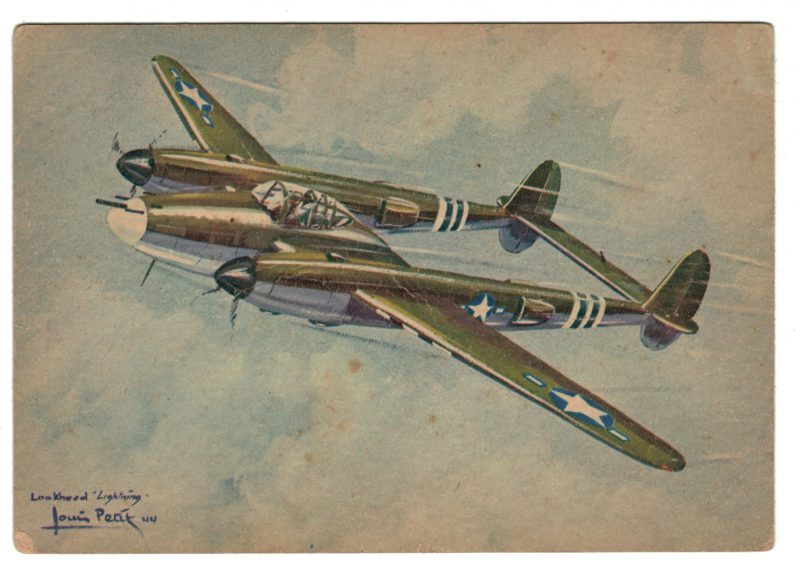 Série 18 Cartes Postale - Aviation - Guerre 39/45 - Illustration Louis Petit - Atelier D'art L.E.P. Paris 9e