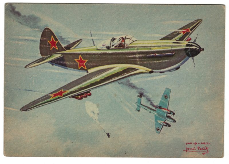 Série 18 Cartes Postale - Aviation - Guerre 39/45 - Illustration Louis Petit - Atelier D'art L.E.P. Paris 9e