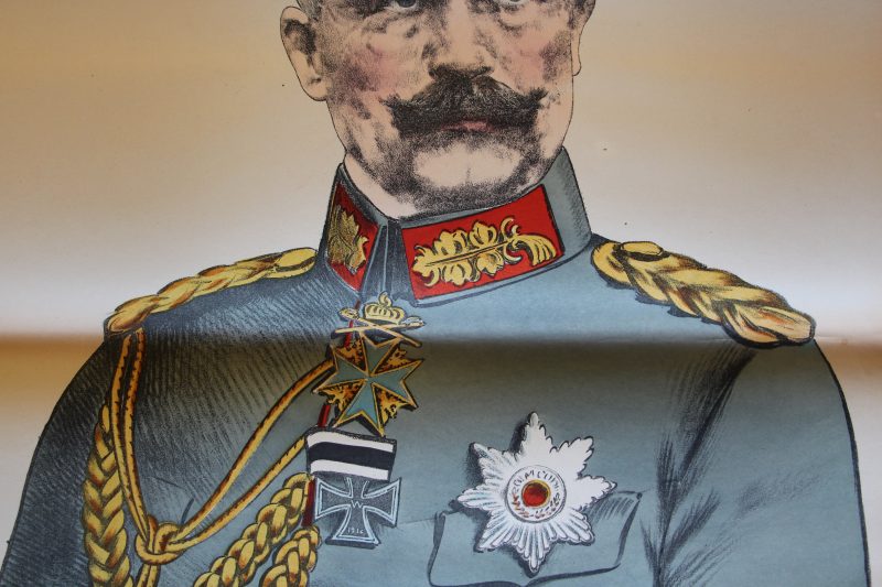Grande planche dépliante Wissembourg Kaiser Wilhelm II - Guillaume II - Guerre 14/18