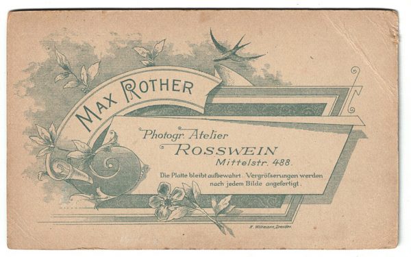 Coll_IE_5 CDV Etudiant Allemagne XIX - Rosswein - Allemagne - Mensur - Studentika - Escrime - 1898 - Balafre - Schmiss - Etudiants