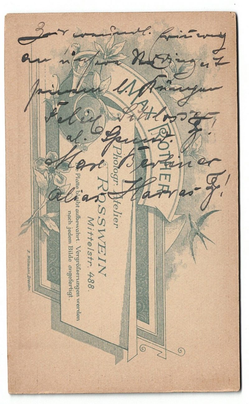 Coll_IE_5 CDV Etudiant Allemagne XIX - Rosswein - Allemagne - Mensur - Studentika - Escrime - 1898 - Balafre - Schmiss - Etudiants