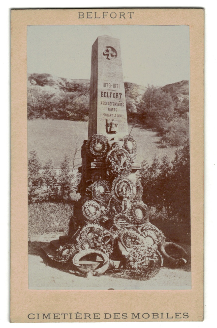 CDV Soldat Français - Mobiles - Belfort - Second Empire - 3ème République - Monument aux morts - Cimetière