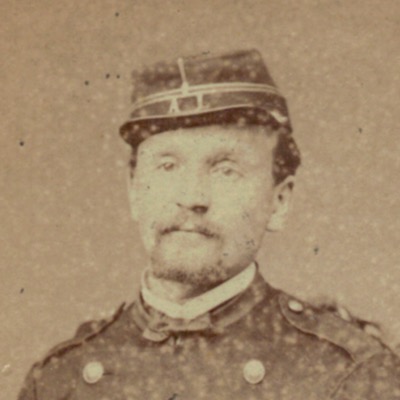 CDV Soldat Français - Mobile - Lyon - Second Empire - 3ème République - Officier - 1871 - Pistolet