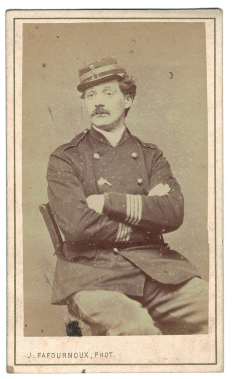 CDV Soldat Français - Mobile - Lyon - Second Empire - 3ème République - Officier - 1871 - Capitaine