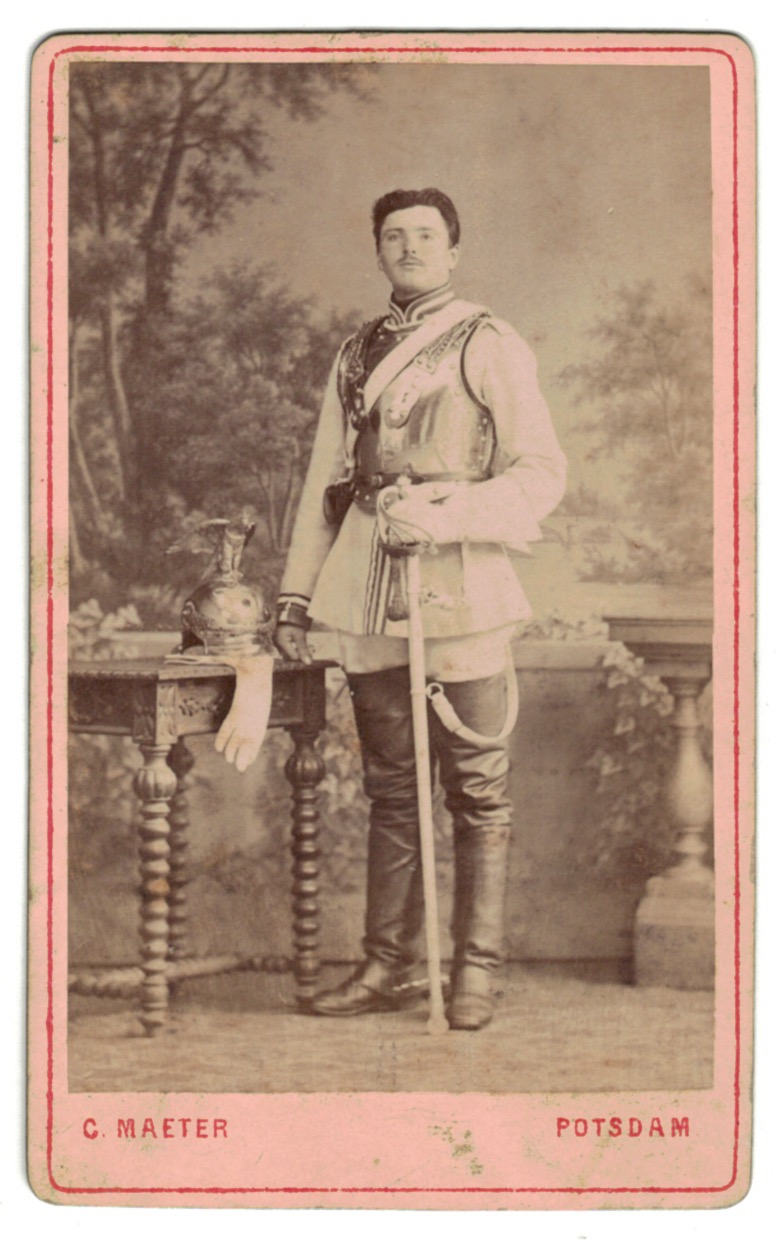 CDV Soldat Allemand - Armée Cavalerie - Grande tenue - Garde du Corps - Sabre - Berlin Potsdam