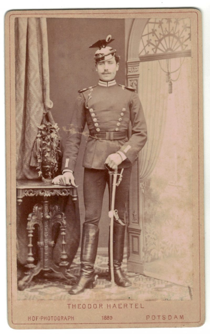 CDV Soldat Allemand - Armée Cavalerie - Grande tenue - Uhlan Garde - Sabre - Berlin Potsdam -