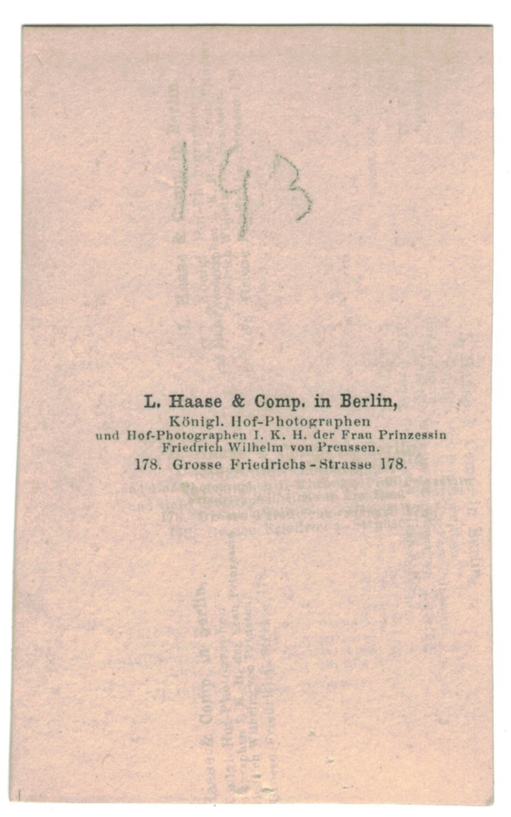 Photographie - CDV vintage albumen carte de visite - Circa 1870 - Hongrois - Noblesse - Magyar - L.Hasse & Comp in Berlin - Uniforme - Noble - Berlin