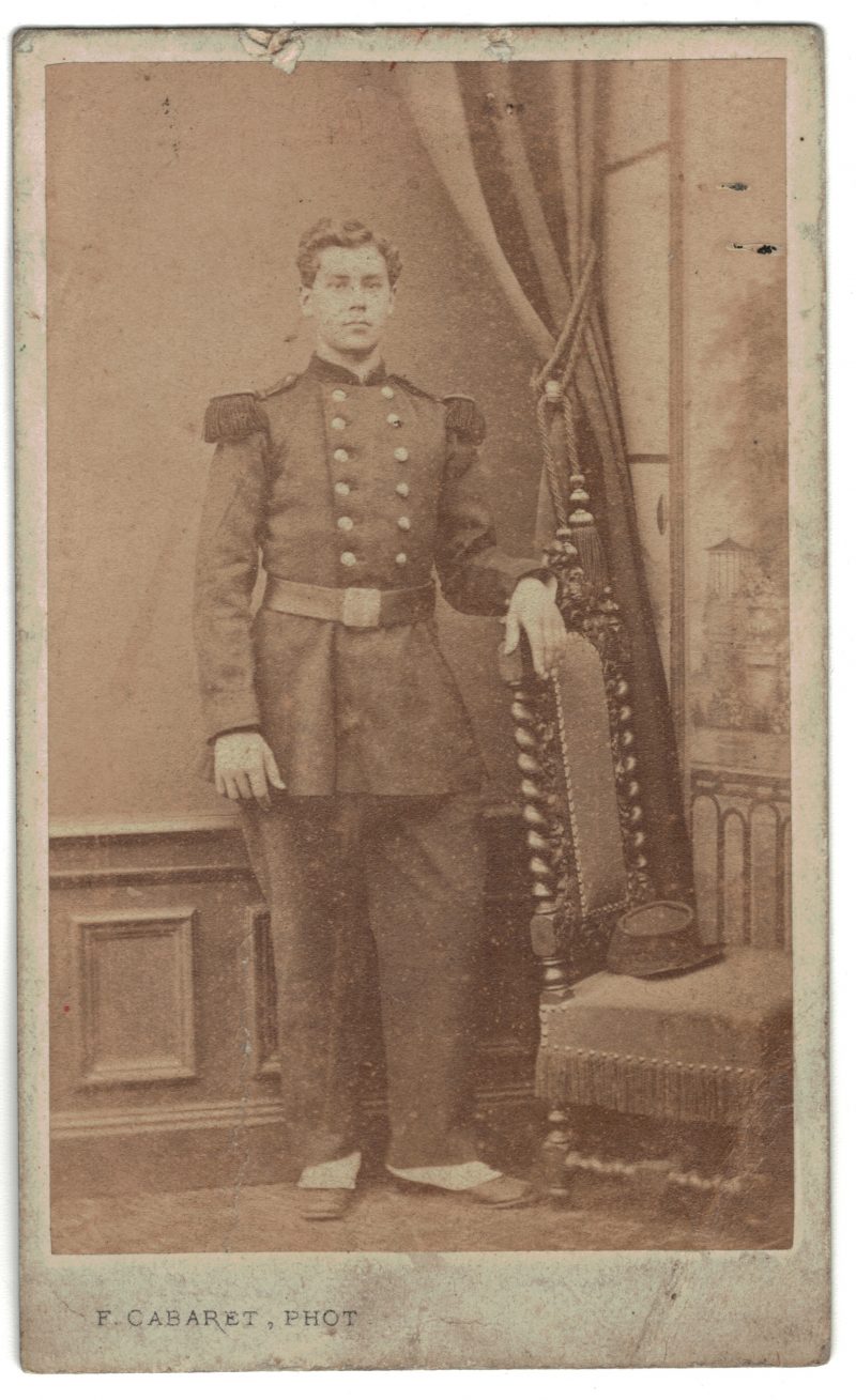 CDV Soldat Français - Infanterie - Uniforme - 2nd empire - Sabre - Shako