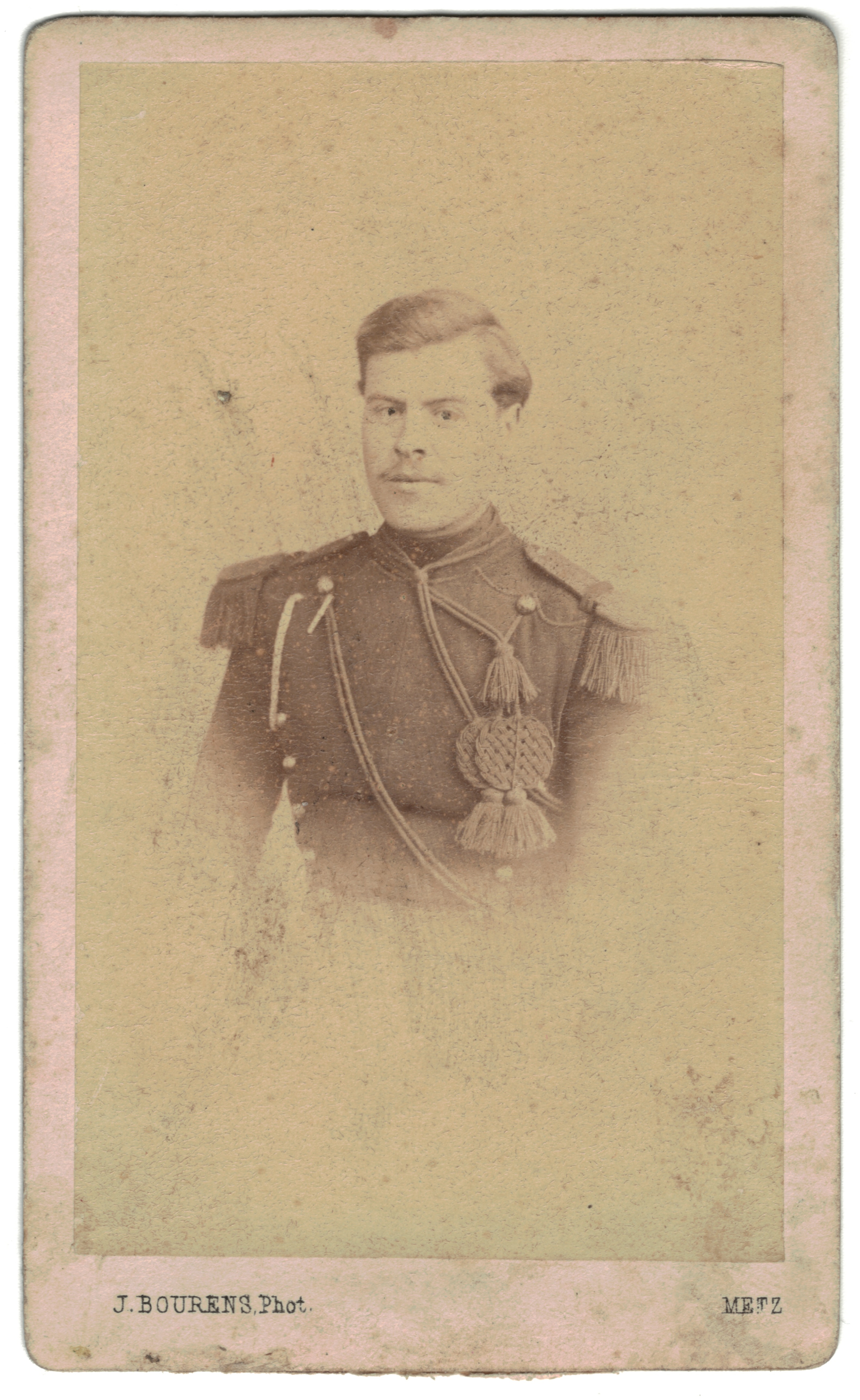 CDV Soldat Français - Artilleur - Uniforme - 2nd empire - Sabre - Shako