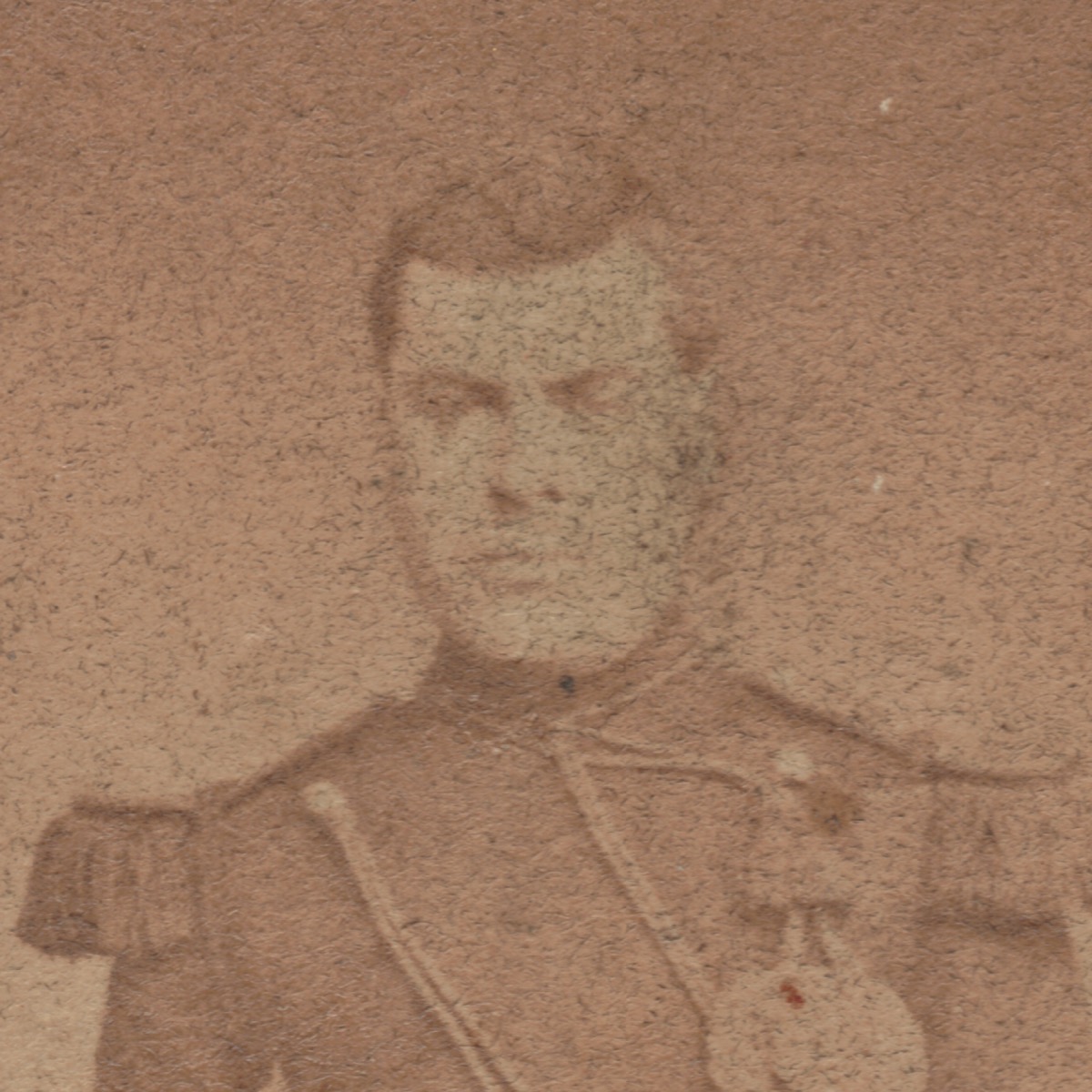 CDV Soldat Français - Artilleur - Uniforme - 2nd empire - Sabre - Shako