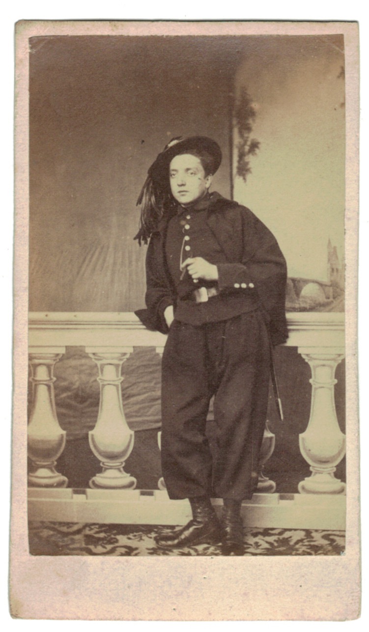 CDV photographique - Cabinet Card - Italie - Risorgimeto - Bersaglieri - Soldat - Circa 1865