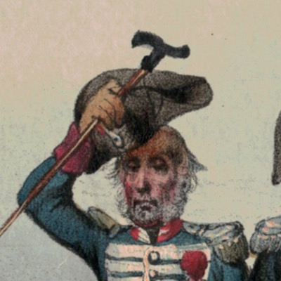 Gravure XIX - Cavalier - Restauration 1815/1830 - Charlet, Nicolas Toussaint - Hippolyte Bellangé - Victor Adam - Vie du Soldat - Militaire