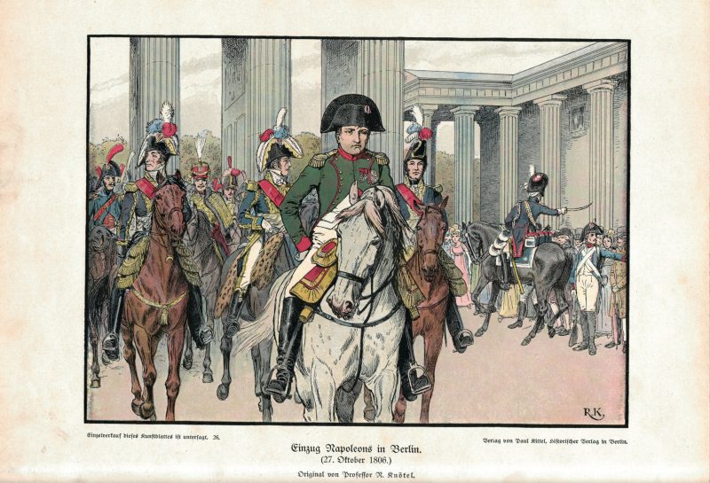 Die Befreiungskriege 1813- Richard Knoetel - Carl Röchling - 8 planches gravures - Uniforme - Armée - Histoire uniforme