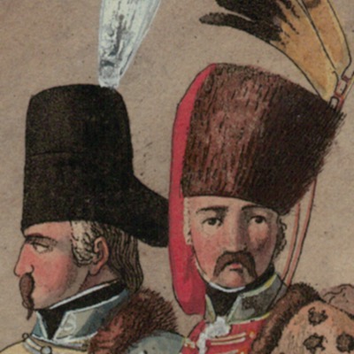 Gravure XIX - SEELE, VOLZ und EBNER - Troupes Prussiennes - Cavalerie - Uniforme - 1er Empire - Circa 1810