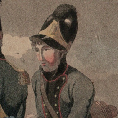 Gravure XIX - SEELE, VOLZ und EBNER - Troupes Badoises - Artillerie - Uniforme - 1er Empire - Circa 1810