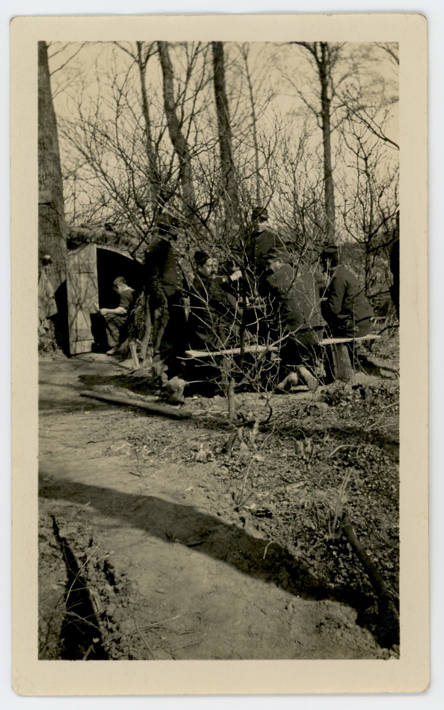 8 Photos papier originale - Poilu - Territorial - Service 1915 - Guerre 14/18 - 44éme Régiment - Estafette - Armée Française