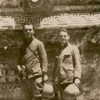Snapshot - Photo papier originale - Infanterie Territoriale - Uniforme - France - Snapshot - Famille - Expédition - Indochine
