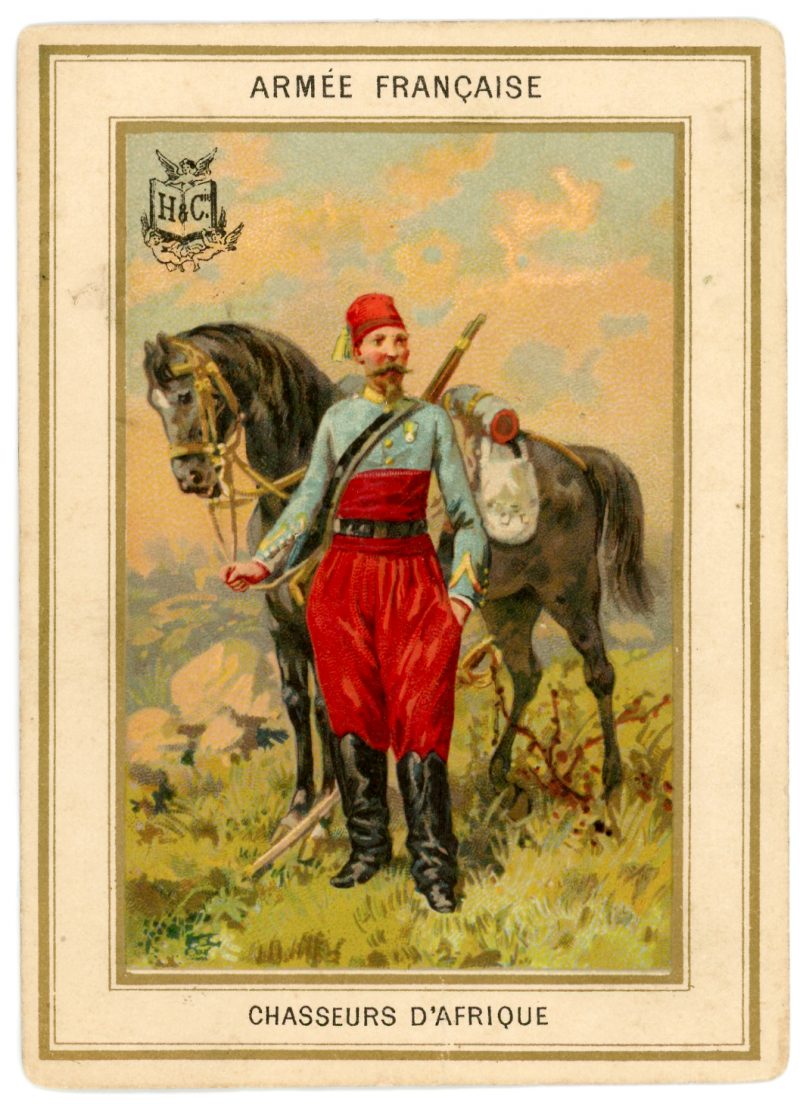 36 chromos imagerie - Armée Française - Uniforme -3ème République - Historique - Soldat - Infanterie - Légion d'honneur
