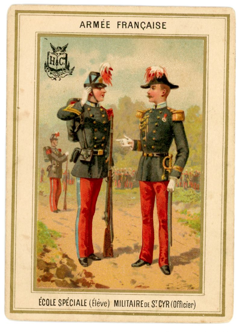 36 chromos imagerie - Armée Française - Uniforme -3ème République - Historique - Soldat - Infanterie - Légion d'honneur