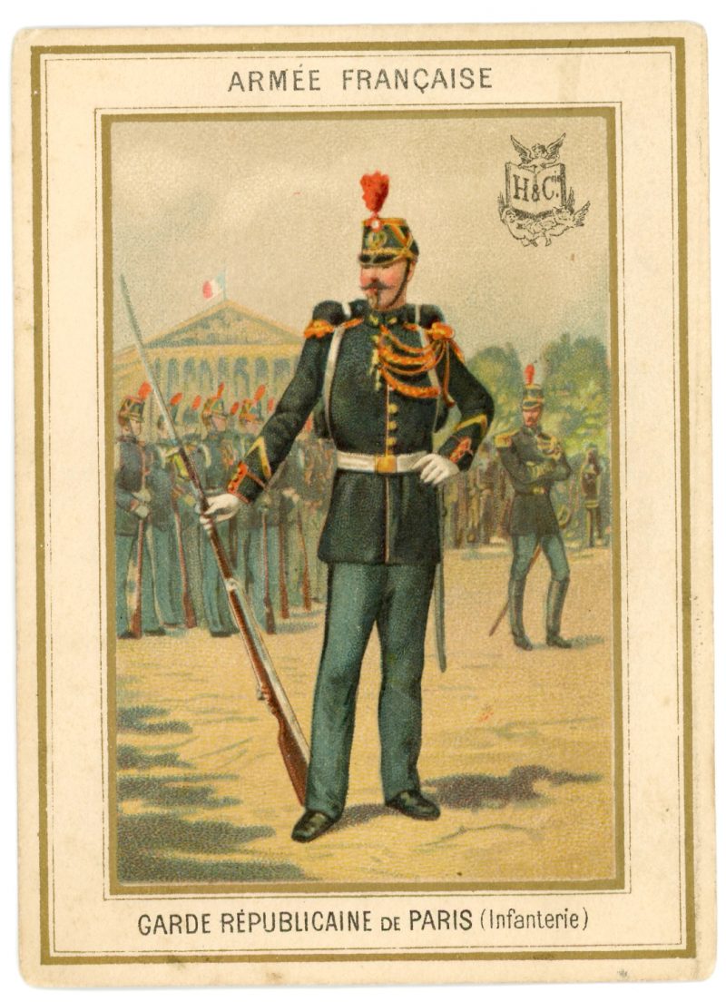 36 chromos imagerie - Armée Française - Uniforme -3ème République - Historique - Soldat - Infanterie - Légion d'honneur