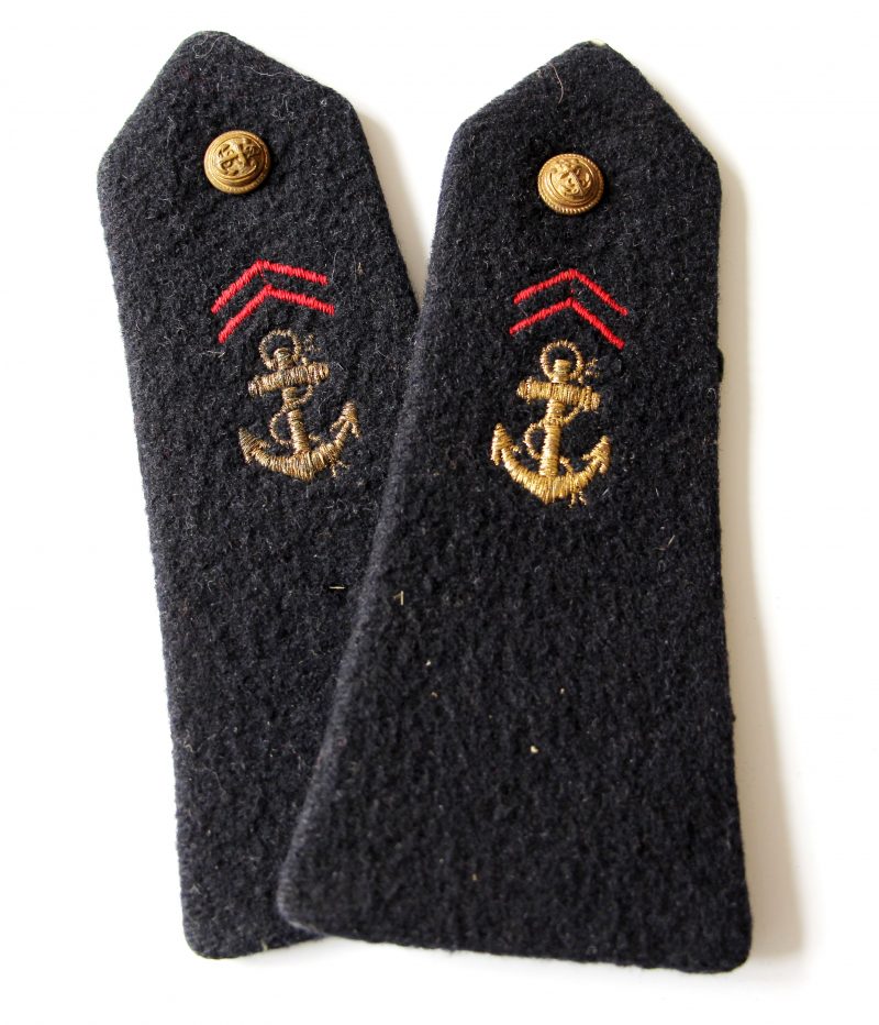 Lot Paire Epaulettes - Armée française - XX - Infanterie de marine - Guerre Algérie - Fourragères - 1952