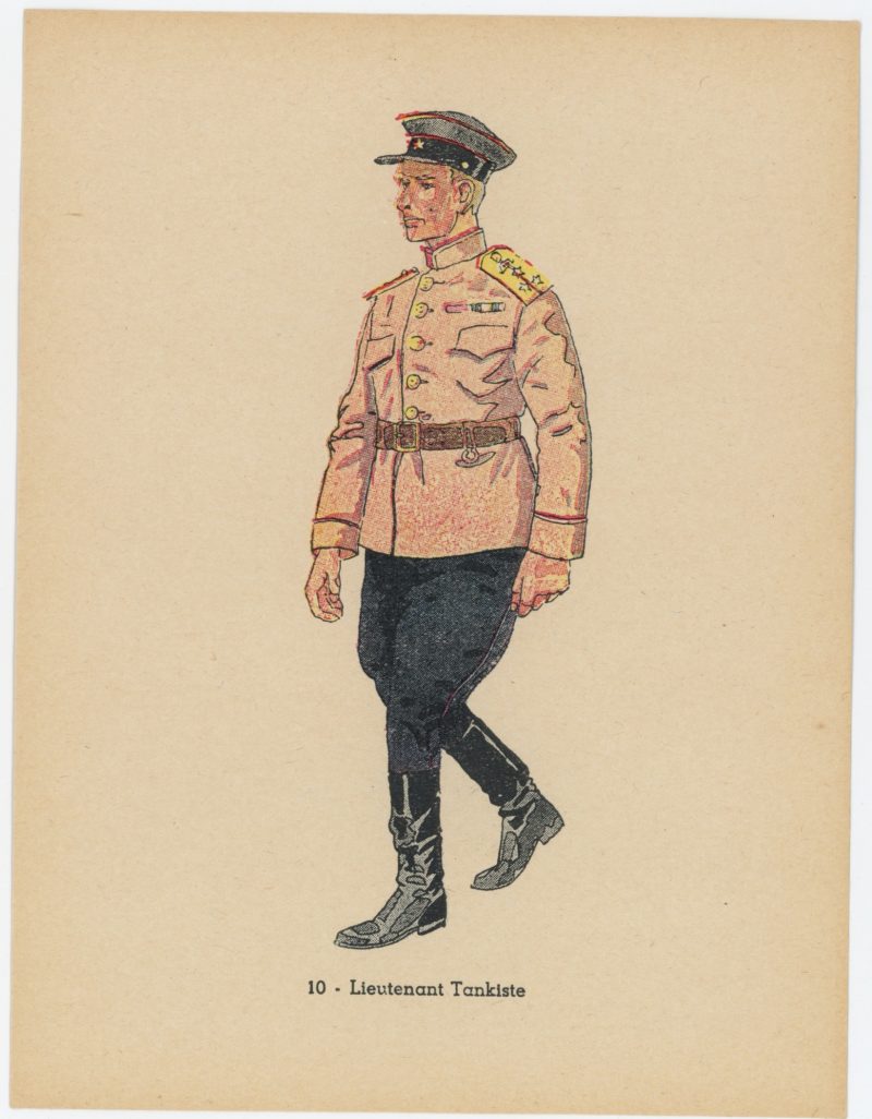 Types et uniformes de l'Armée Rouge - Berlin - 1945 - Editons du Panache - 1946 Illustrations par Knötel DJ - Uniforme - Seconde Guerre Mondiale - Reich