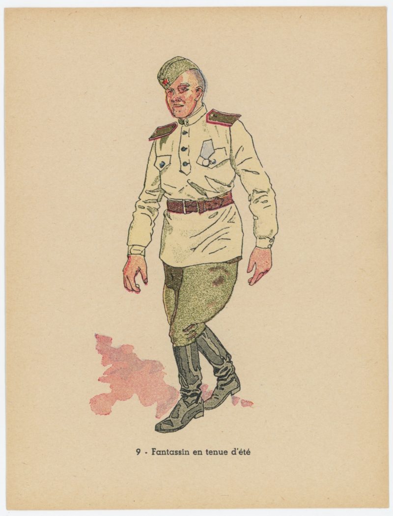 Types et uniformes de l'Armée Rouge - Berlin - 1945 - Editons du Panache - 1946 Illustrations par Knötel DJ - Uniforme - Seconde Guerre Mondiale - Reich