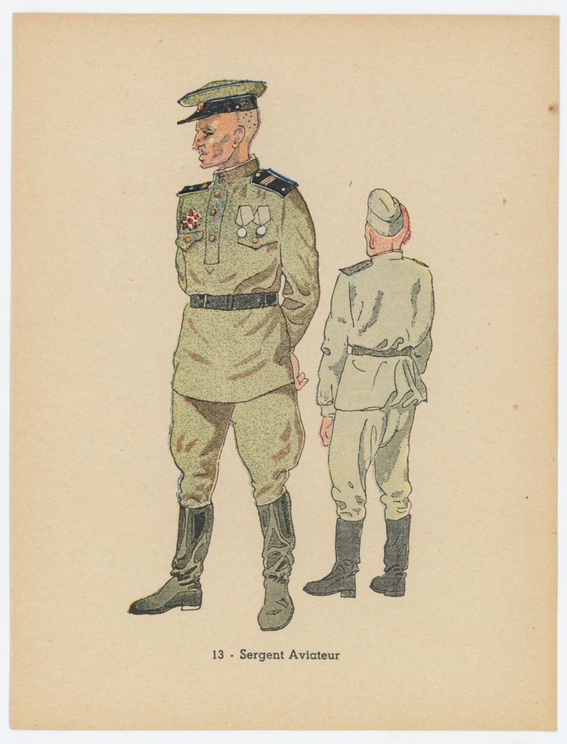 Types et uniformes de l'Armée Rouge - Berlin - 1945 - Editons du Panache - 1946 Illustrations par Knötel DJ - Uniforme - Seconde Guerre Mondiale - Reich