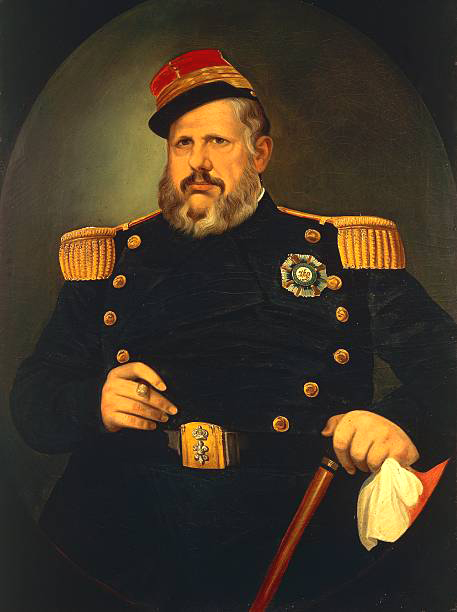 CDV - Ancienne Photographie - Portrait Officier Infanterie - Naples - Second Empire - Napoleon III - Ferdinand II (roi des Deux-Siciles)