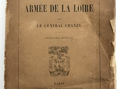 La Deuxième Armée de la Loire. Général Chanzy. Livre broché. Campagne de 1870-1871