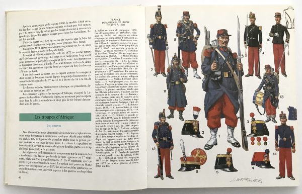 L'uniforme et les armes des soldats du XIX siècle - Liliane et Fred Funcken - T1 seul - Second Empire - Napoléon III - 3ème République