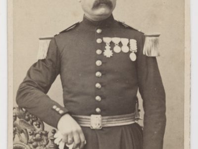 CDV - Ancienne Photographie - Portrait Officier Infanterie - Légion d'Honneur - Second Empire - Napoleon III - Crimée