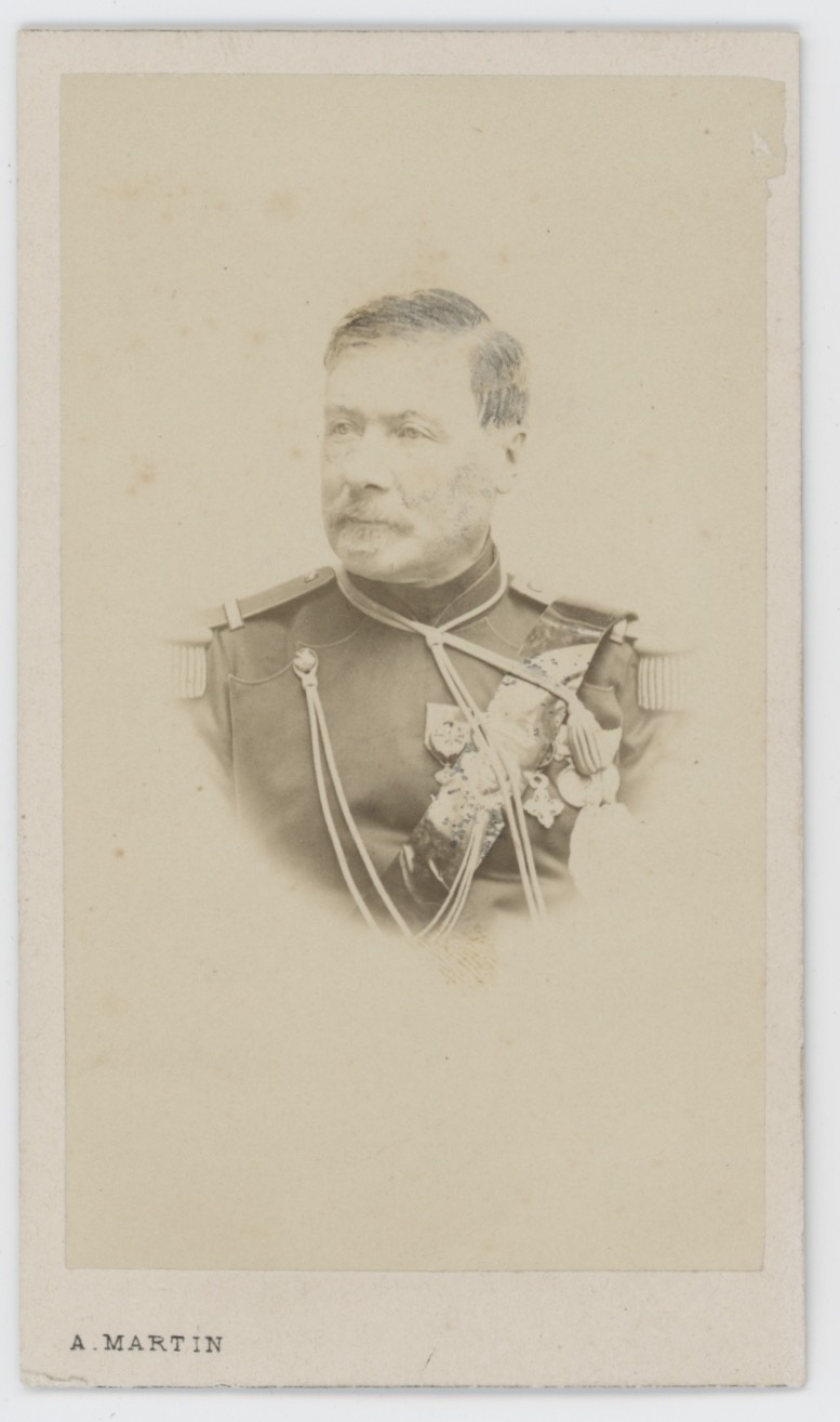 CDV - Ancienne Photographie - Portrait Officier Lancier de la Ligne - Légion d'Honneur - Second Empire - Napoleon III
