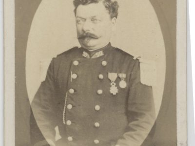 CDV - Ancienne Photographie - Portrait - Officier - 1870/1871 - 3ème République - Légion Honneur - Epaulette - 20ème régiment