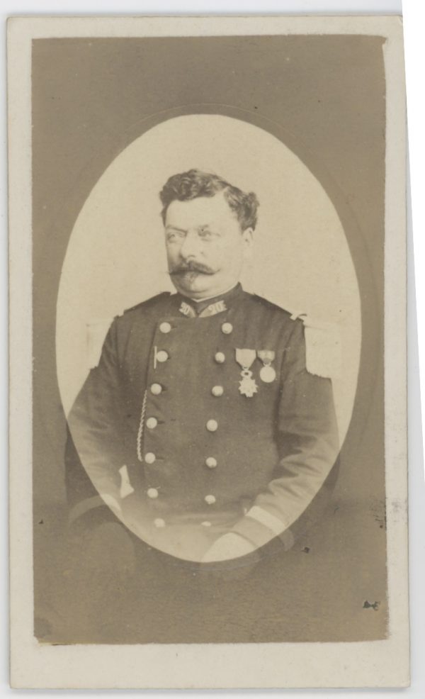 CDV - Ancienne Photographie - Portrait - Officier - 1870/1871 - 3ème République - Légion Honneur - Epaulette - 20ème régiment